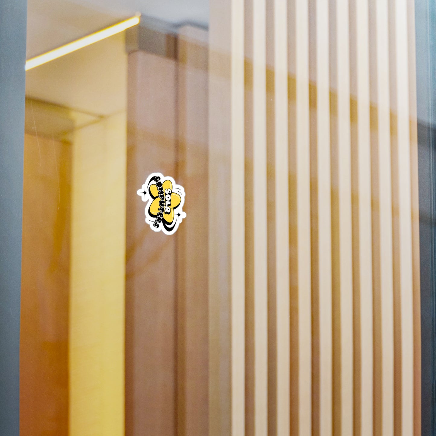 Solr Computers Vinyl Decals - Fun Sticker for Tech Lovers & Creative Decor