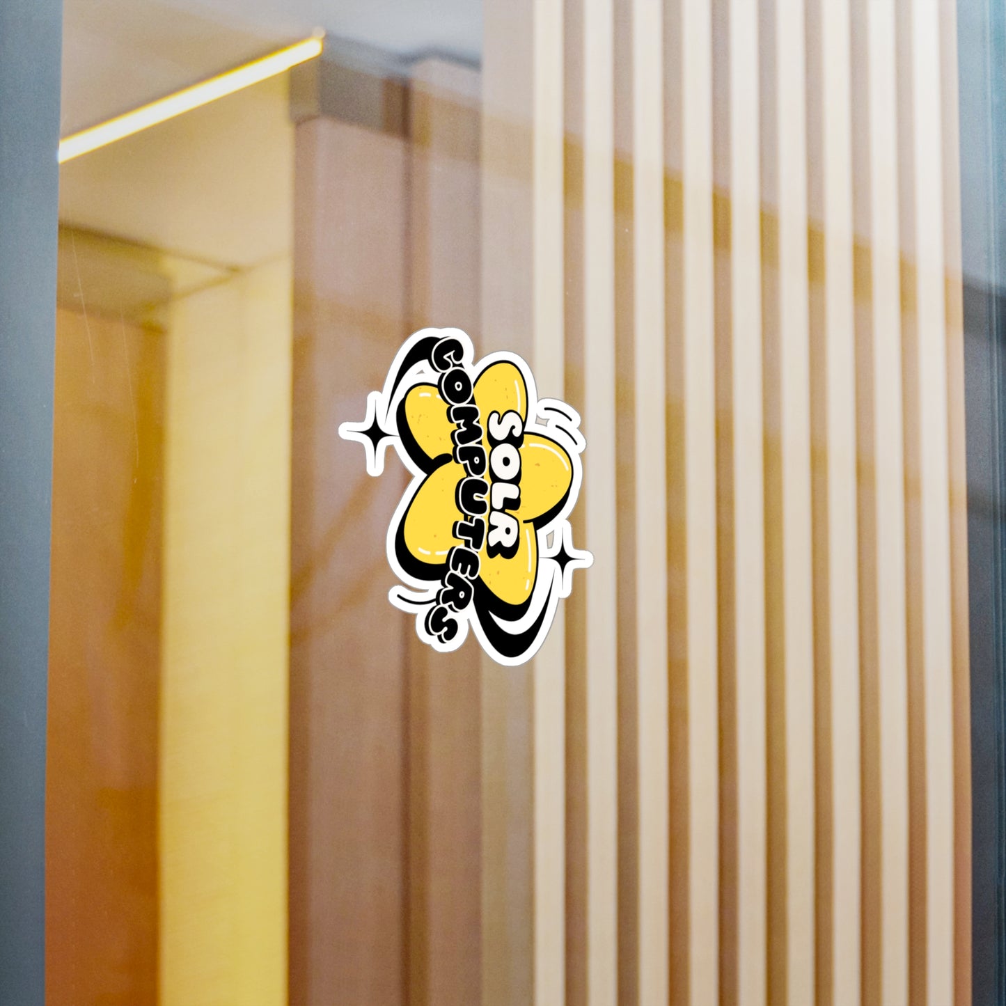Solr Computers Vinyl Decals - Fun Sticker for Tech Lovers & Creative Decor