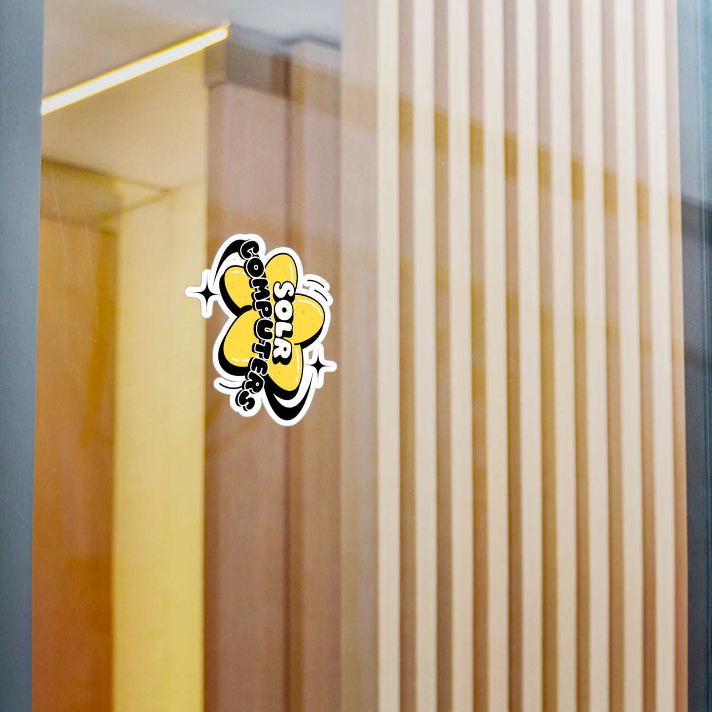 Solr Computers Vinyl Decals - Fun Sticker for Tech Lovers & Creative Decor