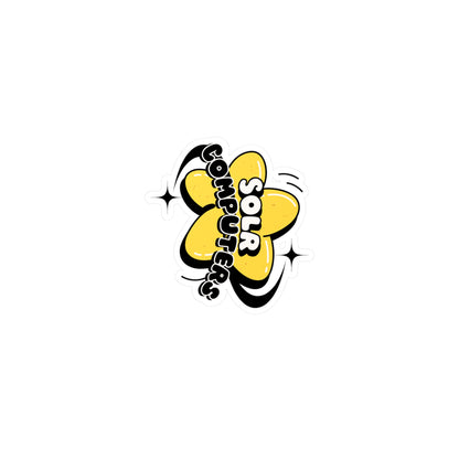 Solr Computers Vinyl Decals - Fun Sticker for Tech Lovers & Creative Decor